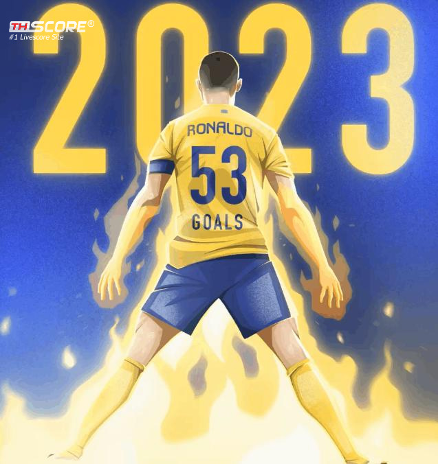 โรนัลโด้ขึ้นแท่นเป็นผู้ทำประตูสูงสุดในปี 2023 โดยทำได้ 53 ประตู แซงหน้าเอ็มบัปเป้และเคนไปหนึ่งประตู